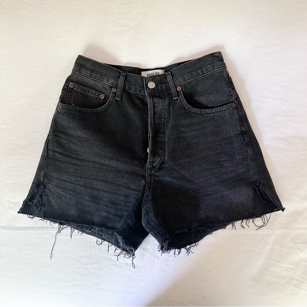 AGOLDE Dee Super High Rise Cut-Off Shorts • Size 25